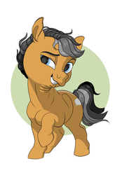 Size: 3717x5347 | Tagged: safe, artist:mashabrow, quibble pants, pony, g4, male, solo
