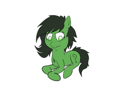 Size: 1600x1200 | Tagged: safe, oc, oc only, oc:filly anon, earth pony, pony, bad cropping, female, filly, looking down, simple background, solo