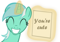 Size: 1631x1138 | Tagged: safe, lyra heartstrings, pony, g4, bronybait, cute, exploitable meme, female, levitation, lyra's score, magic, meme, sign, simple background, solo, telekinesis, transparent background, vector