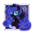 Size: 2000x2000 | Tagged: safe, artist:methos-diw, nightmare moon, pony, g4, cute, eclipse, female, filly, high res, moonabetes, nightmare woon, simple background, sitting, smiling, solo, transparent background