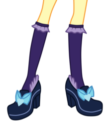 Size: 3000x3336 | Tagged: safe, sour sweet, equestria girls, g4, clothes, female, high heels, high res, kneesocks, legs, pictures of legs, shoes, simple background, socks, solo, transparent background, vector