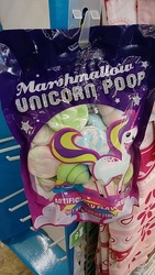 Size: 720x1280 | Tagged: safe, artist:ponylover88, pony, unicorn, barely pony related, food, irl, marshmallow, photo, poop, snack