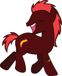 Size: 4063x4951 | Tagged: safe, artist:fallingcomets, oc, oc only, oc:fire bomb, earth pony, pony, absurd resolution, male, simple background, solo, stallion, transparent background, vector