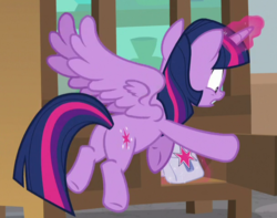 Size: 606x478 | Tagged: safe, screencap, twilight sparkle, alicorn, pony, g4, school daze, butt, cropped, female, plot, solo, twilight sparkle (alicorn)