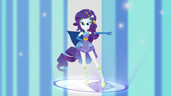 Size: 1920x1080 | Tagged: safe, screencap, rarity, equestria girls, equestria girls specials, g4, my little pony equestria girls: better together, my little pony equestria girls: forgotten friendship, clothes, evening gloves, female, gloves, long gloves, ponied up, solo, super sentai stance