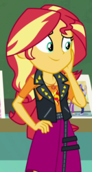 Size: 327x611 | Tagged: safe, screencap, sunset shimmer, equestria girls, equestria girls specials, g4, my little pony equestria girls: better together, my little pony equestria girls: forgotten friendship, cropped, female, geode of empathy, magical geodes