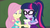 Size: 1920x1080 | Tagged: safe, screencap, fluttershy, sci-twi, twilight sparkle, human, equestria girls, equestria girls specials, g4, my little pony equestria girls: better together, my little pony equestria girls: forgotten friendship, clothes, dress, female, fluttershy boho dress, geode of fauna, geode of telekinesis, glasses, jealous, out of context, polo shirt, ponytail, skirt