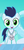 Size: 125x264 | Tagged: safe, screencap, soarin', pegasus, pony, g4, parental glideance, colt, cropped, cute, feathered wings, foal, male, smiling, solo, wings, younger