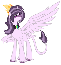 Size: 956x1020 | Tagged: safe, artist:piñita, oc, oc only, alicorn, pony, alicorn oc, crown, female, jewelry, raba-pony, regalia, simple background, solo, unshorn fetlocks, vector, white background