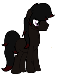 Size: 366x496 | Tagged: safe, artist:piñita, oc, oc only, oc:night stalker, earth pony, pony, simple background, soldier, solo, vector, white background