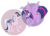 Size: 7000x5000 | Tagged: safe, artist:fluffyxai, twilight, twilight sparkle, alicorn, pony, unicorn, g1, g4, 35th anniversary, 8th anniversary, abstract background, absurd resolution, bow, crown, flying, generational ponidox, happy birthday mlp:fim, jewelry, mlp fim's eighth anniversary, previous generation, princess, regalia, simple background, smiling, speech, starry eyes, tail bow, text, transparent background, twilight sparkle (alicorn), wingding eyes, wings
