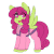 Size: 512x512 | Tagged: safe, artist:tolsticot, oc, oc only, oc:windcatcher, pegasus, pony, animated, clothes, cute, dancing, female, flapping wings, frame by frame, happy, harness, hoofy-kicks, jumpsuit, looking at you, mare, ocbetes, simple background, smiling, solo, tack