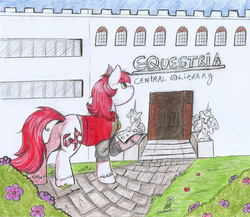 Size: 1330x1156 | Tagged: safe, artist:69beas, oc, oc:ryujin orikami, pony, unicorn, cutie mark, traditional art