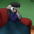 Size: 1179x1197 | Tagged: safe, artist:the-furry-railfan, octavia melody, earth pony, pony, g4, bathrobe, blanket, clothes, couch, cozy, female, food, mug, robe, sitting, solo, steam, tea