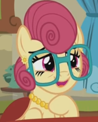 Size: 230x287 | Tagged: safe, screencap, posey shy, pegasus, pony, flutter brutter, g4, season 6, cropped, female, glasses, mare