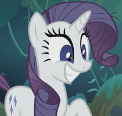Size: 411x390 | Tagged: safe, screencap, mean rarity, pony, unicorn, g4, the mean 6, clone, cropped, female, smiling, solo