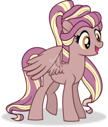 Size: 1600x1870 | Tagged: safe, artist:kojibiose, oc, oc only, oc:vanilla rose, pegasus, pony, g4, deviantart watermark, female, mare, obtrusive watermark, simple background, solo, transparent background, watermark