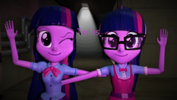 Size: 1920x1080 | Tagged: safe, artist:class37boy, sci-twi, twilight sparkle, equestria girls, g4, 3d, twolight