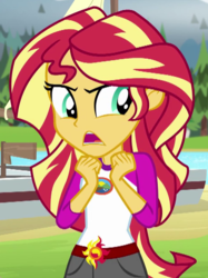 Size: 458x611 | Tagged: safe, screencap, sunset shimmer, equestria girls, g4, my little pony equestria girls: legend of everfree, cropped, female, solo