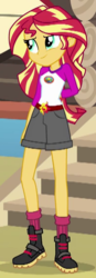 Size: 196x561 | Tagged: safe, screencap, sunset shimmer, equestria girls, g4, my little pony equestria girls: legend of everfree, cropped, cute, female, shimmerbetes, solo