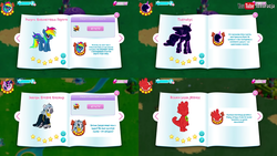 Size: 1920x1080 | Tagged: safe, gameloft, idw, rainbow dash, tantabus, twilight sparkle, zecora, living apple, pony, g4, night of the living apples, secrets and pies, spoiler:comic, spoiler:comic32, spoiler:comic33, adorapiehater, apple monster, cute, cyrillic, evil pie hater dash, female, game screencap, gem, idw showified, mare, russian, translated in the comments