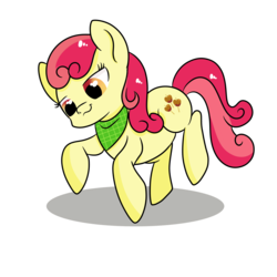 Size: 3000x3000 | Tagged: safe, artist:rainbowtashie, apple bumpkin, earth pony, pony, g4, apple family member, female, high res, mare, simple background, solo, transparent background