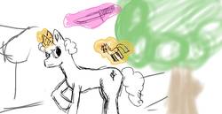 Size: 1199x620 | Tagged: safe, artist:tuc-kaan, attempted murder, brony, knife, nightmare, tree