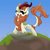 Size: 2000x2000 | Tagged: safe, artist:jen-neigh, autumn blaze, kirin, g4, sounds of silence, awwtumn blaze, cute, female, high res, solo