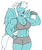 Size: 1305x1558 | Tagged: safe, artist:calm wind, artist:matchstickman, edit, fleetfoot, anthro, g4, 1000 years in photoshop, abs, biceps, breasts, busty fleetfoot, cleavage, clothes, fleetflex, flexing, gloves, midriff, muscles, one eye closed, sports bra, wonderbolts