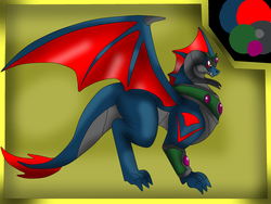Size: 2560x1920 | Tagged: safe, artist:pd123sonic, oc, oc only, oc:borcus, dragon, dragonlord, reference sheet, solo