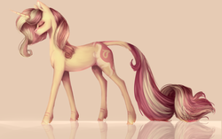 Size: 1600x1007 | Tagged: safe, artist:ststayss, sunset shimmer, horse, pony, unicorn, g4, eyes closed, female, mare, solo