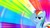 Size: 1908x1076 | Tagged: safe, artist:cloud-twister, rainbow dash, pegasus, pony, g4, closed mouth, eye, eyes, eyes open, female, folded wings, rainbow, salute, serious, serious face, solo, sonic rainboom, wallpaper, wings