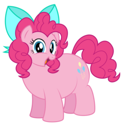 Size: 2944x2970 | Tagged: safe, artist:aleximusprime, pinkie pie, earth pony, pony, flurry heart's story, g4, adorafatty, bio in description, bow, chubby, cute, diapinkes, fat, female, future, hair bow, happy, high res, looking at you, mare, older, older pinkie pie, open mouth, open smile, plump, pudgy pie, simple background, smiling, smiling at you, solo, thick, transparent background