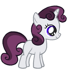 Size: 476x498 | Tagged: safe, artist:3d4d, oc, oc only, oc:soroban harness, pony, unicorn, base used, not sweetie belle, offspring, parent:chancellor neighsay, parent:principal abacus cinch, parents:neighcinch, recolor