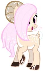 Size: 562x878 | Tagged: safe, oc, oc only, pony, female, mare, open mouth, raised hoof, simple background, smiling, solo, white background