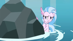 Size: 1280x720 | Tagged: safe, screencap, silverstream, seapony (g4), g4, what lies beneath, looking at you, seapony silverstream, talking to viewer