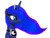 Size: 378x288 | Tagged: safe, artist:platinumdrop, princess luna, pony, g4, female, flockmod, simple background, solo, transparent background