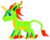 Size: 2039x1648 | Tagged: safe, artist:cryoflaredraco, oc, oc only, kirin, simple background, solo, transparent background