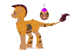 Size: 1024x774 | Tagged: safe, artist:kimyowolf, oc, oc only, earth pony, pony, armor, egg, male, reference sheet, simple background, solo, stallion, transparent background