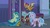 Size: 1920x1080 | Tagged: safe, screencap, gallus, ocellus, sandbar, silverstream, smolder, yona, changedling, changeling, classical hippogriff, dragon, earth pony, griffon, hippogriff, pony, yak, g4, my little pony: friendship is magic, school raze, cloven hooves, cutie mark, dragoness, female, male, ponies riding griffons, riding, sandbar riding gallus, student six, teenager