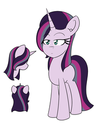 Size: 1106x1338 | Tagged: safe, artist:jake heritagu, oc, oc:nova bright sparkle, pony, unicorn, offspring, parent:chancellor neighsay, parent:twilight sparkle, parents:neighsparkle