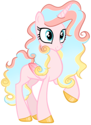 Size: 1461x2014 | Tagged: safe, artist:gr0ttie, princess flurry heart, pony, g4, alternate design, female, older, simple background, solo, transparent background