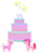 Size: 595x842 | Tagged: safe, artist:pwnypony db, pinkie pie, pinkie pie (g3), surprise, earth pony, pegasus, pony, g1, g3, g4, my little pony 'n friends, .svg available, 35th anniversary, cake, cutie mark, female, food, g1 to g4, g3 to g4, generation leap, generational ponidox, mare, pointy ponies, simple background, svg, transparent background, vector