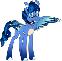 Size: 909x894 | Tagged: safe, artist:songheartva, oc, oc only, oc:jay watcher, pegasus, pony, female, glasses, mare, simple background, solo, tail feathers, transparent background