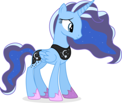 Size: 13868x11690 | Tagged: safe, artist:cirillaq, oc, oc only, alicorn, pony, absurd resolution, female, mare, not luna, recolor, simple background, solo, transparent background, vector