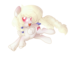 Size: 2500x2000 | Tagged: safe, artist:arxielle, oc, oc only, oc:snow drop, pegasus, pony, albino, chest fluff, female, high res, mare, offspring, parent:rainbow dash, parent:soarin', parents:soarindash, simple background, solo, transparent background