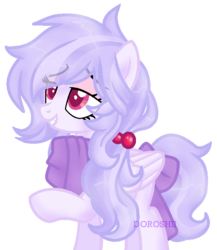 Size: 581x668 | Tagged: safe, artist:doroshll, oc, oc only, oc:lavender mist, pegasus, pony, clothes, female, mare, scarf, simple background, solo, transparent background