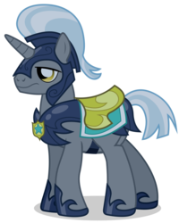 Size: 4000x5000 | Tagged: safe, artist:90sigma, pony, unicorn, g4, it's about time, .ai available, absurd resolution, armor, helmet, male, night guard, simple background, solo, stallion, transparent background, vector