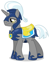 Size: 4000x5000 | Tagged: safe, alternate version, artist:90sigma, pony, unicorn, g4, it's about time, .ai available, absurd resolution, armor, helmet, male, night guard, simple background, solo, stallion, transparent background, vector