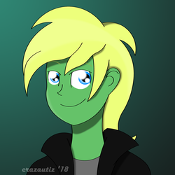 Size: 2000x2000 | Tagged: safe, artist:crazautiz, oc, oc only, oc:northbridge, equestria girls, g4, clothes, equestria girls-ified, high res, male, smiling, solo